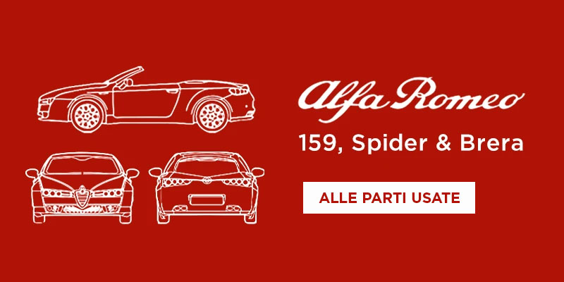 Alfa 159, Spider und Brera Ersatzteile