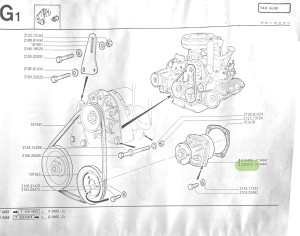 60624553 / 532912 Alfa Romeo Alfasud Sprint1.5 Wasserpumpe