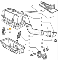 60522418 Alfa Romeo 75 1.6 Luftfilter