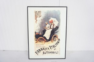 Fiat Picture with Frame 50x70cm "Fabbrica...