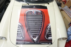 Alfa Romeo Giulietta Sprint Plakat Poster 69x98cm