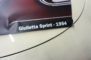 Alfa Romeo Giulietta Sprint Plakat Poster 69x98cm