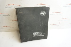 Alfa Romeo Werkstatthandbuch original für Lackierer (Lackzusammensetzung, Literangaben, Farbcodes für 70er/80er Jahre)