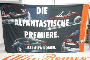 Alfa Romeo GTV Spider 916 Flag Banner ca. 3,9m x 2,2m