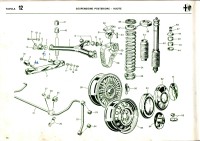 105412532600 Alfa Romeo 105er Serie Spezial Schraube Hinterachsaufhängung [Nr. 15 auf Skizze]