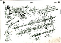 101001322400 Alfa Romeo Giulia T.I. / Giulia Super + GT Junior 1300 + 1600 / Spider 1300 + 1600 + 1750 / Berlina + GTV 1750 105 Lager Vorlegewelle Vorne [Nr. 101 auf Skizze] (SKF)