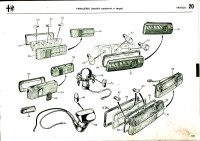 105266508100/01 Alfa Romeo Giulia Super 1300 + 1600 105 Rückleuchte Glas Links (Carello) [Nr. 53 auf Skizze]