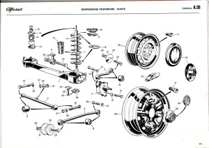 531345 Alfa Romeo Alfasud TI Wheel Hub Cap [No. 39 on Photo]