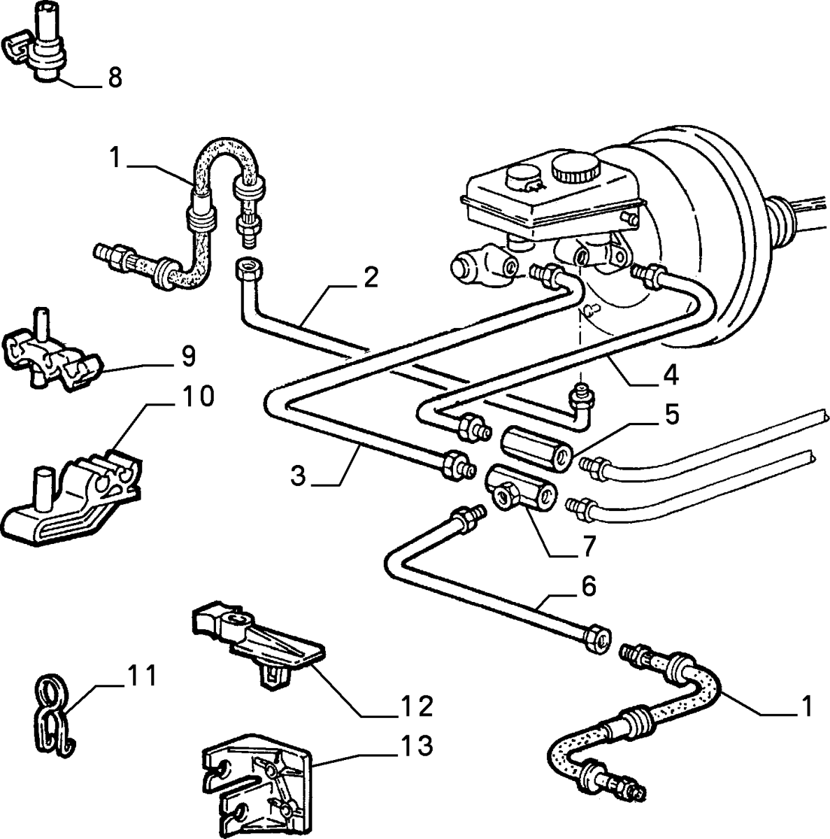 60501706 Alfa Romeo 33 Klipp Bremse [Nr. box