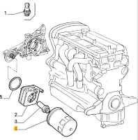71736159 Alfa Romeo / Fiat / Lancia Ölfilter