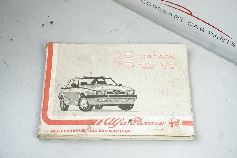 Alfa Romeo 75 Betriebsanleitung