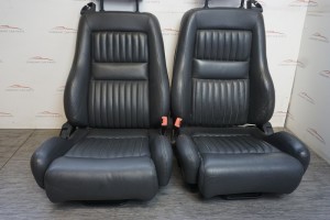 Alfa Romeo 916 Leather Seats LH + RH Front Black
