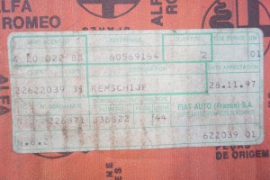 60569164 Alfa Romeo 156 / 147 / 164 Satz Bremscheibe Hinterachse