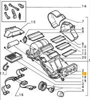 60583176 / 60561056 / 60610929 Alfa Romeo 33 (90-94) Widerstand für Heizung