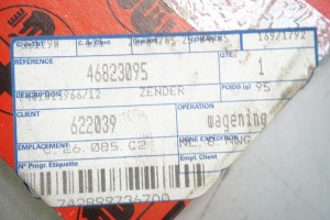 46823095 Alfa Romeo 156 / GT 937 ABS-Sensor hinten rechts oder links