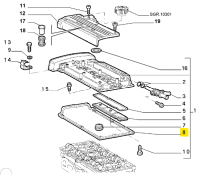 60586217  Fiat / Lancia Gasket Valve Cover1,8