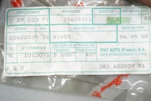 15624311 Alfa Romeo / Fiat / Lancia Blind Rivet Nut