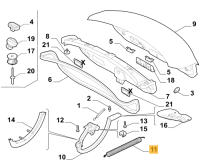 50547138 Alfa Romeo Giulia 952 Feder Spoiler