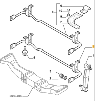 60680890 Alfa Romeo 156 GTA M.Y. 2002 & GT 937 & GTV 916 V6 Querstabilisator hinten