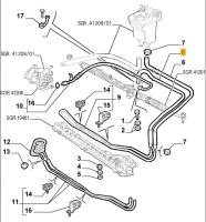 60658194 Alfa Romeo 156 1.8 & 2.0 T.S. Servoleitung Linkslenkung