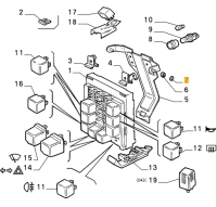 60503017 / 102631 Alfa Romeo 33 & Alfasud Klip Gaspedal