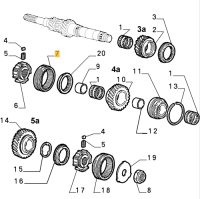 60800432 Alfa Romeo 155 & 164 & GTV  Spider 916 Getriebering 3. & 4. Gang