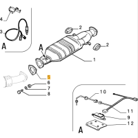 60510816 Alfa Romeo 155 1.7/1.8/2.0 T.S. & 164 2.0 T.S. Auspuffdichtung