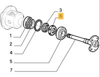 60523931 / 127163 Alfa Romeo 33 & Alfasud/Sprint Thread Ring Differential