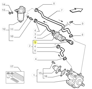 46472179 71782858 Alfa Romeo (verschiedene Modelle) & Fiat & Lancia Öltemperatursensor