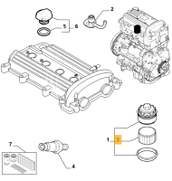 71752468 / 71769199 Alfa Romeo 159 Brera Spider 939 & Fiat Croma II Ölfilter