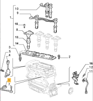 46469867 Alfa Romeo145 & 146 & GTV Spider 916 & GT 937 Klopfsensor