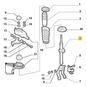 60656819 Alfa Romeo 156 Sportkit 1.6/1.8/2.0 T.S. // 2.5 V6 Stoßdämpfer