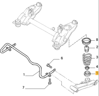 7584934 Alfa Romeo 145/146/155 & Fiat & Lancia Dichtung Federbein (Preis je Stück)