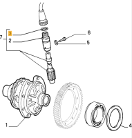 14457180 Alfa Romeo (various Models) Seal Gasket Ring Differential
