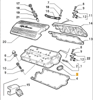 60610548 Alfa Romeo 147/156/166/GT 937/GTV Spider 916 & Lancia Kappa/Thesis Seal Gasket Plug Shaft