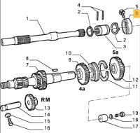60502556 / 101177 Alfa Romeo 33 & 145/6 & Alfasud/Sprint Lager 1. Gang