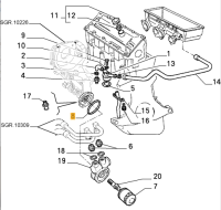 60811468 / 7792372 Alfa Romeo & Fiat & Lancia Dichtungsring Ölfilter