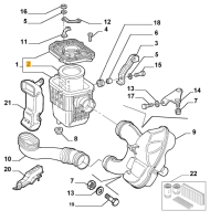 6063977 / 71754085 Alfa Romeo 166 & GTV Spider 916 Luftfilter