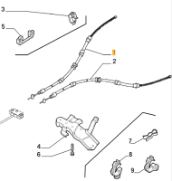 60625064 / 46456850 Alfa Romeo 145/6 / 155 & Fiat & Lancia ABS Handbremsseil