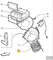 77362655 Alfa Romeo 166 Interior Blower