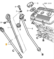 60563896 Alfa Romeo 164 3.0 V6 Motoren Ölstand Sensor