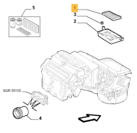 60653641 Alfa Romeo 156 Innenraumfilter