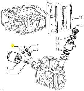 60800587 Alfa Romeo 33 Cap Crank Case