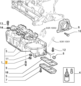 46476967 Alfa Romeo & Fiat & Lancia Locking Screw...