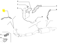 55203808 Fiat Doblo 2005 1910 JTD 8V Sensor Abgastemperatur