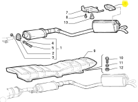7718578 Fiat & Lancia Bracket Exhaust (Price for One)