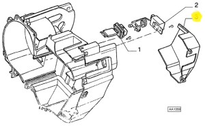 7078748 Fiat Palio & Strada & Siena Housing Heating
