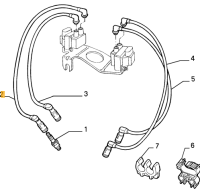 60606036 Alfa Romeo 145 & 146 1.3 8V Zündkabel Zylinder 1