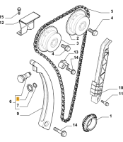 71739394 Alfa Romeo 159 Brera Spider 939 & Lancia Croma Seal Gasket Chain Tensioner