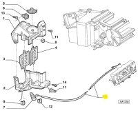46722590 Fiat Seicento Accelerator Cable Air Conditioning